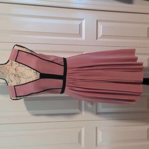 Victoria Beckham | Pink & Black Dress